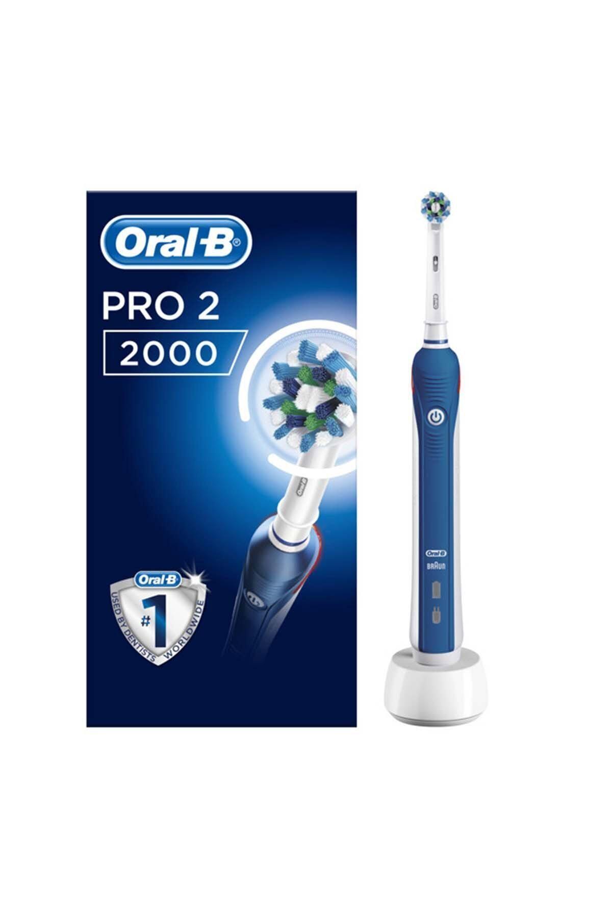 Oral B Pro 2000 Şarj Edilebilir Diş Fırçası Cross Action idefix