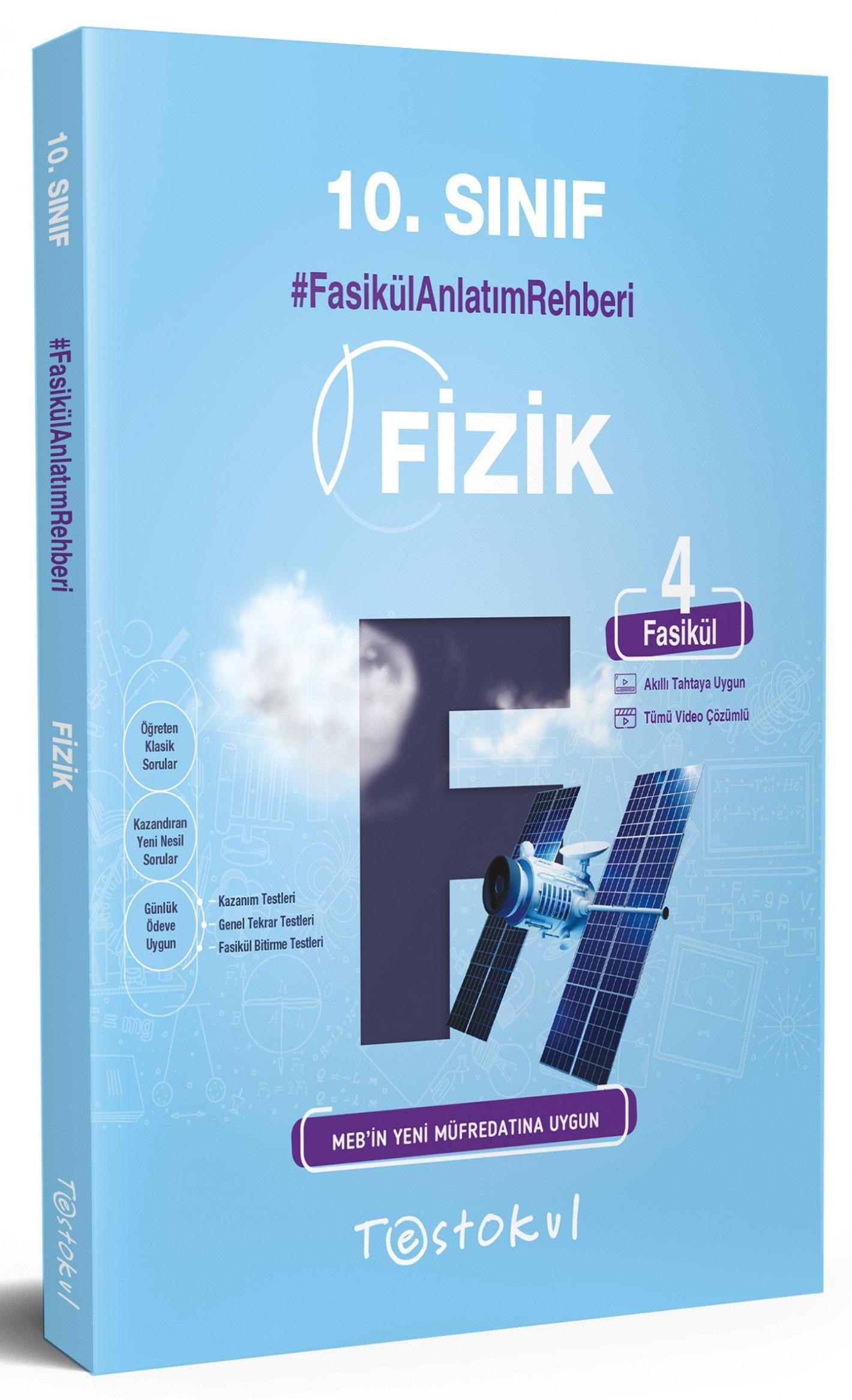 Test Okul 10 Sınıf Fizik Fasikül Anlatım Rehberi 2023 idefix