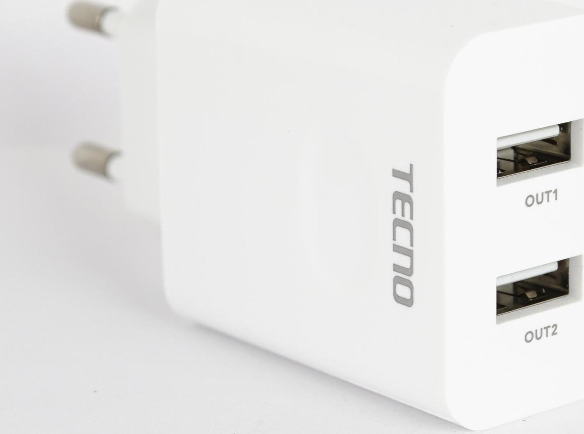 Tecno İnfinix Hot İ İle Uyumlu Çift UsbA Type C ve Micro Çıkışlı Kablolu Hızlı Şarj Aleti