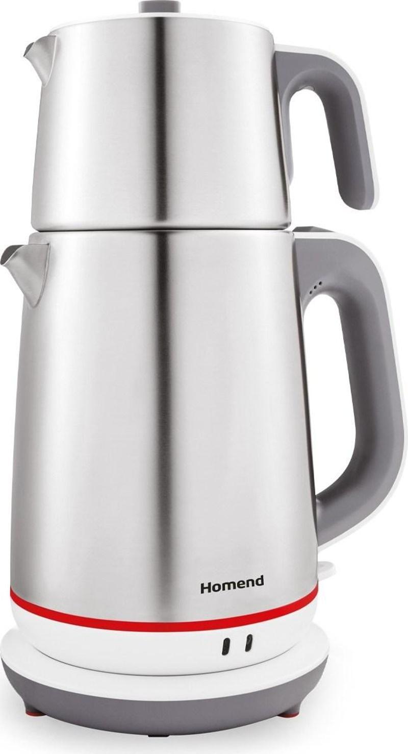 Homend Royaltea 1710H Inox Beyaz Çay Makinesi idefix