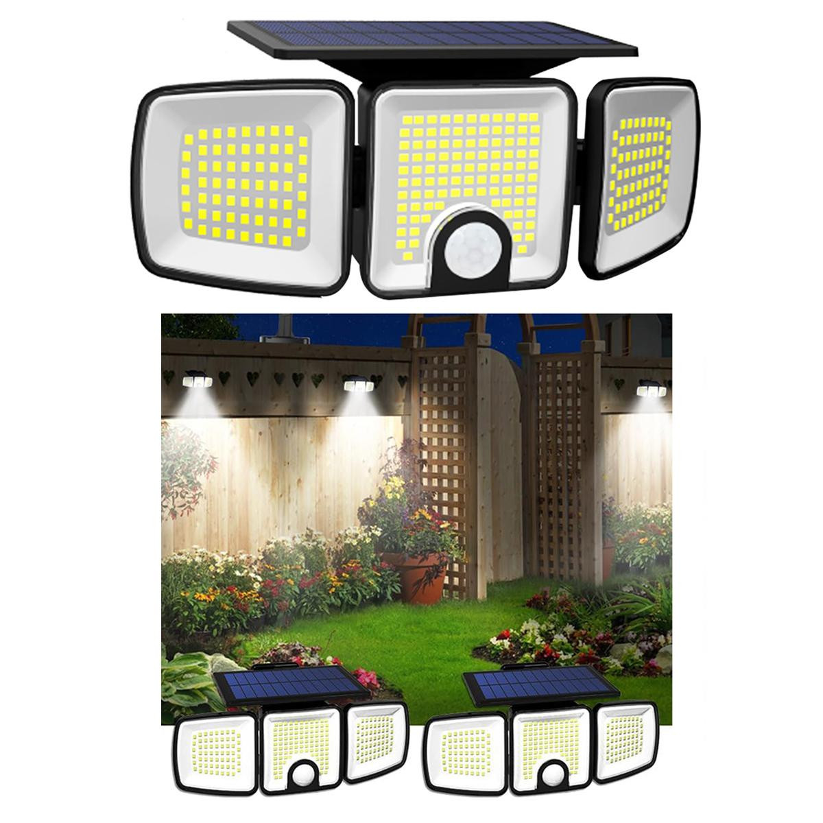 Greentech Güneş Enerjili 223 Cob Ledli, Hareket Sensörlü, 3 Taraflı Aydınlatma / GT-SL25