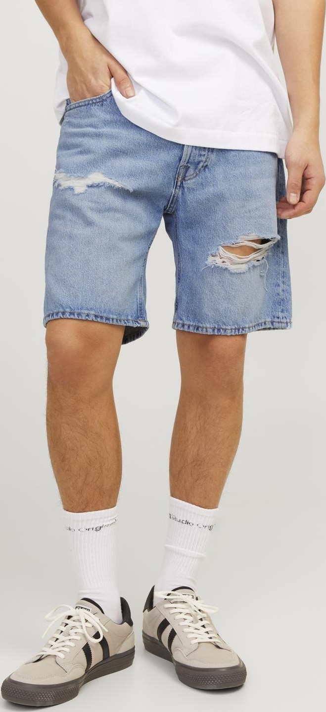 Jack&Jones Jjıchrıs Jjcooper Shorts Sbd 921 Sn Erkek Mavi Şort 12253757-07