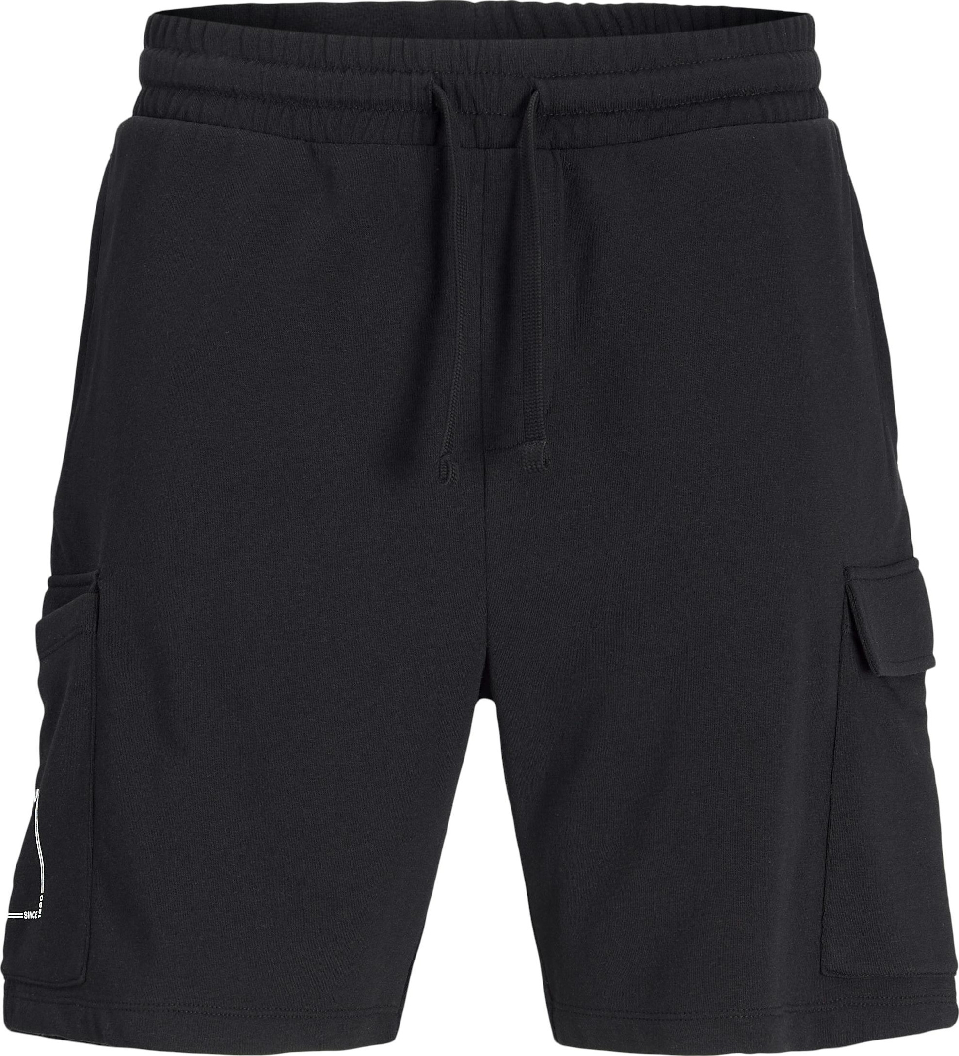Jack&Jones Jpstkane Scrıpt Sweat Shorts Mıd Erkek Siyah Şort 12269442-02