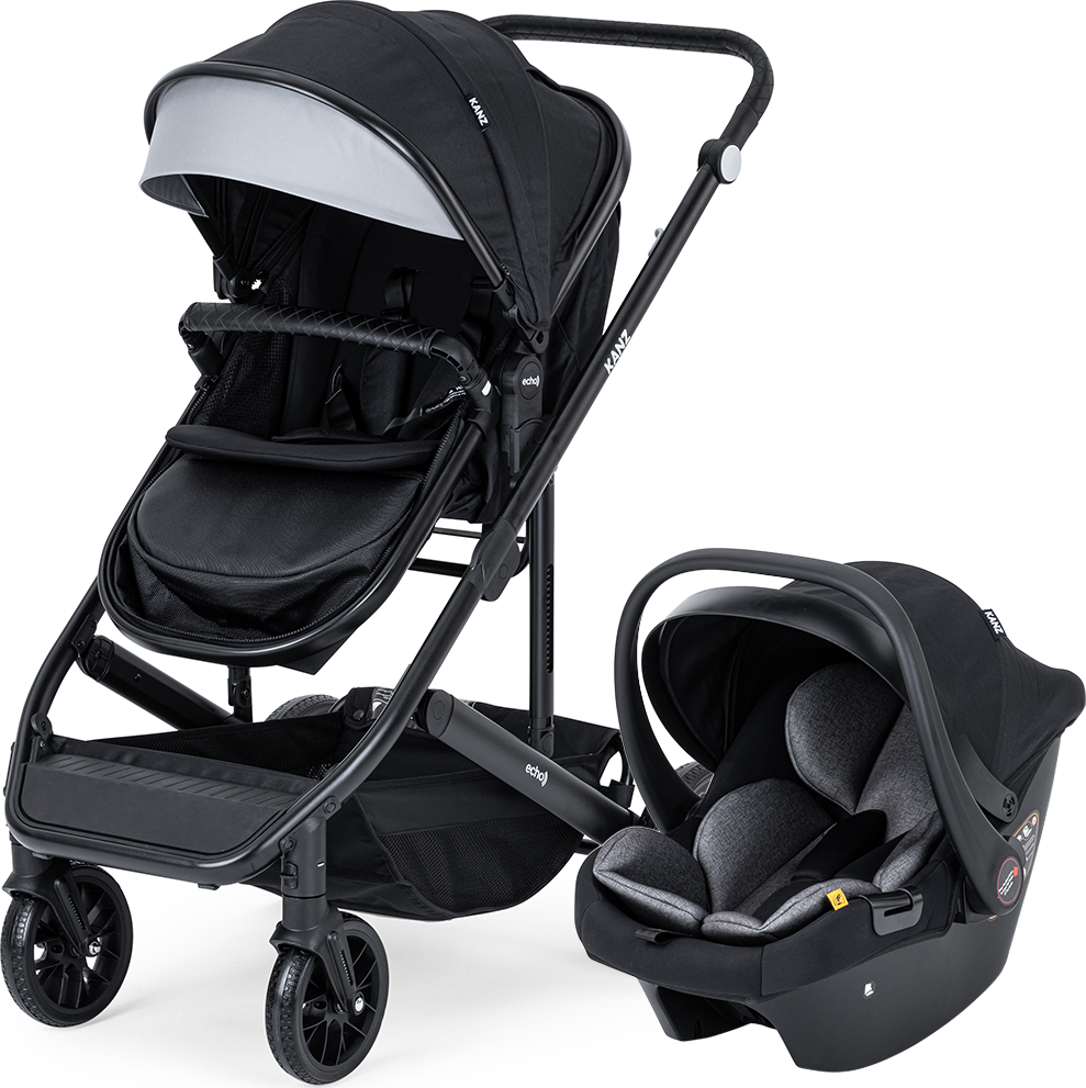 Kanz Echo Travel Sistem Bebek Arabası Siyah