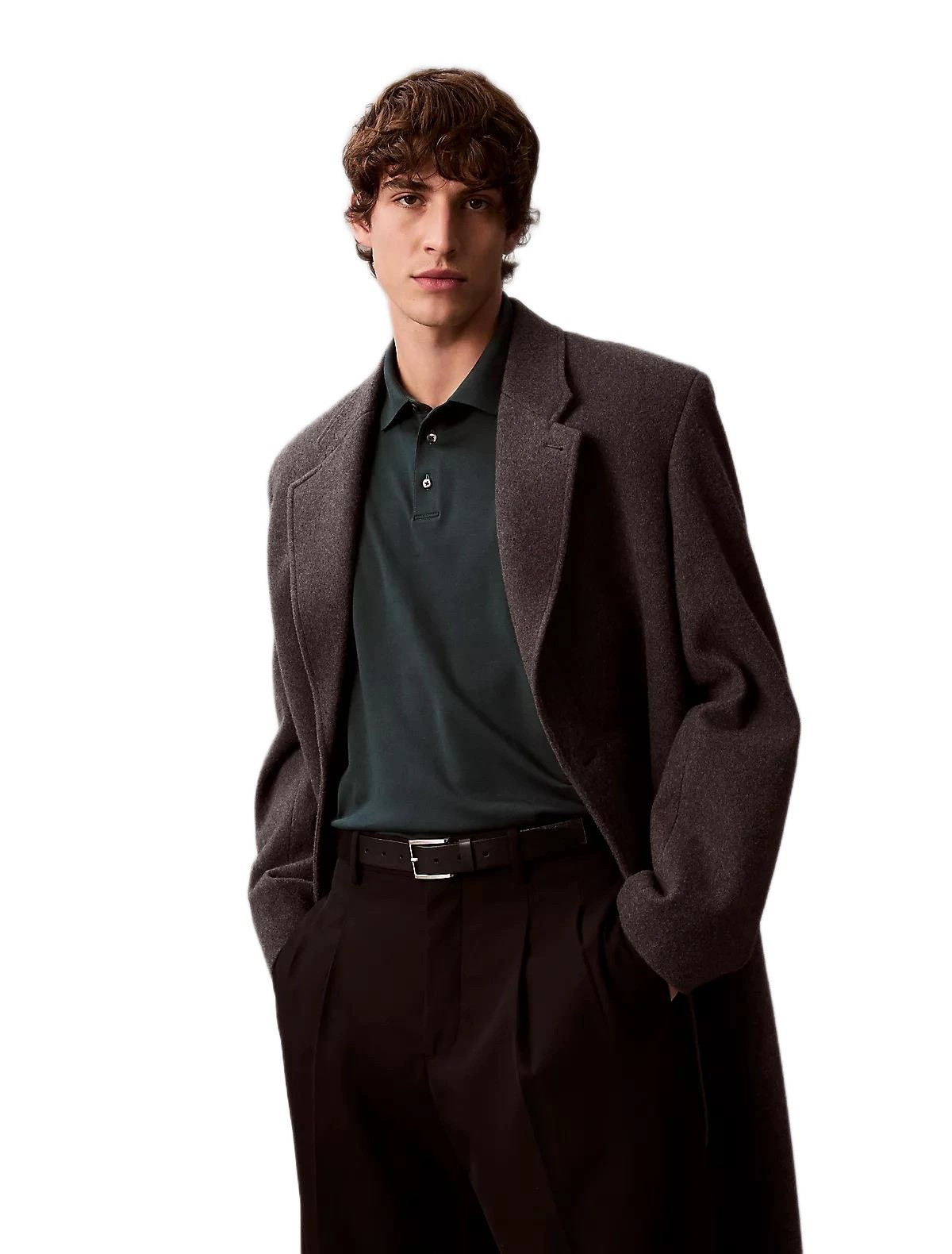 Calvin Klein Lv040Em909 Ls Supima Cotton Solid Erkek Polo Tişört