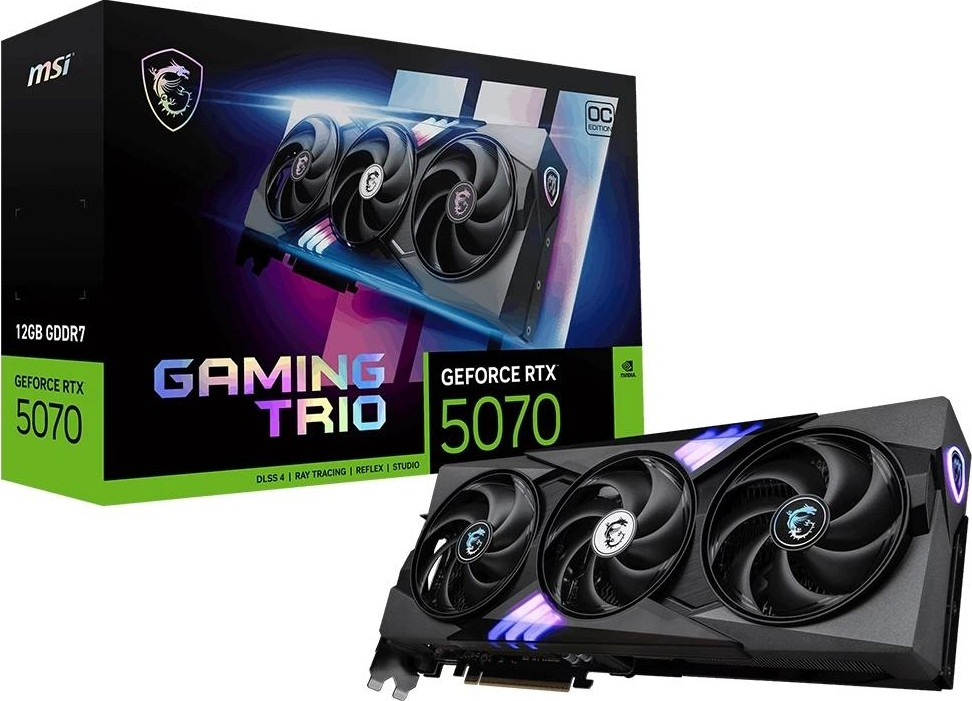 MSI GeForce RTX 5070 12GB GAMING TRIO OC