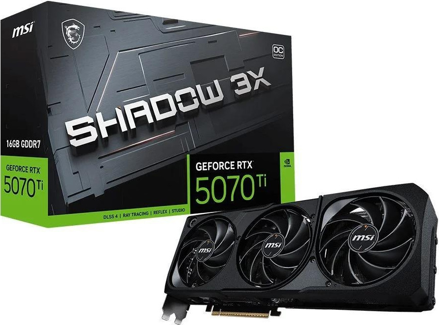 MSI GeForce RTX 5070 Ti 16GB SHADOW 3X OC