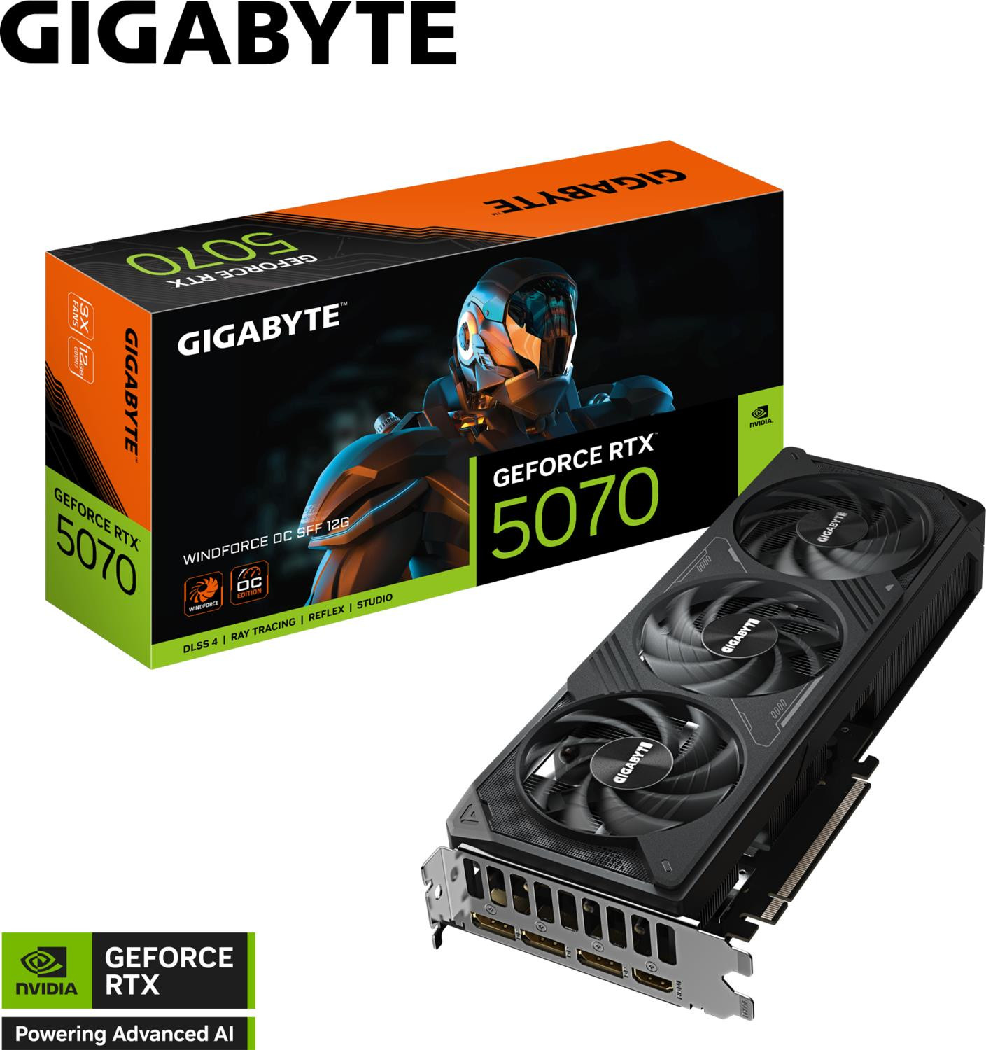 Gigabyte GeForce RTX 5070 WINDFORCE OC SFF 12GB