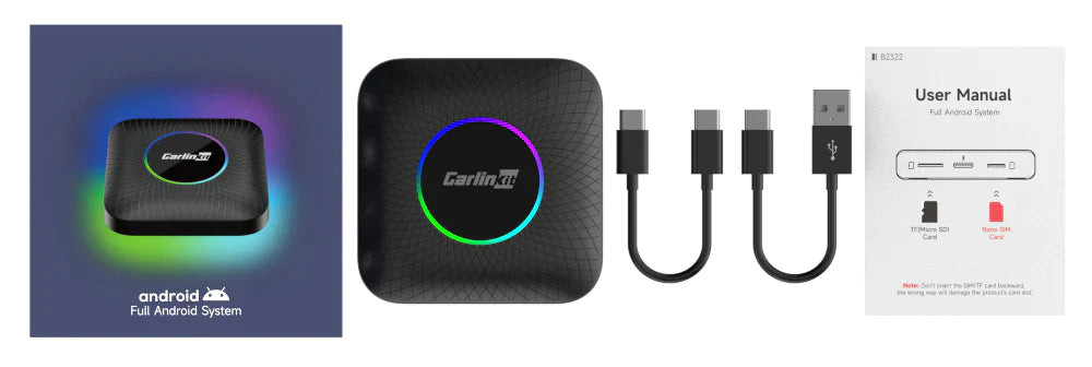 Carlinkit-CarPlay-AI-Box--paketleme-listesi