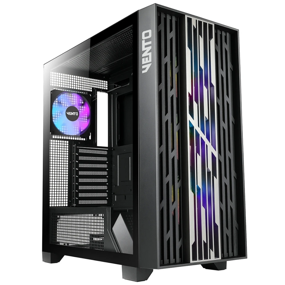 VENTO VG4252L FSP 1000W GEN5 4x120mm ARGB Fan Temperli Cam USB 3.0 E ...