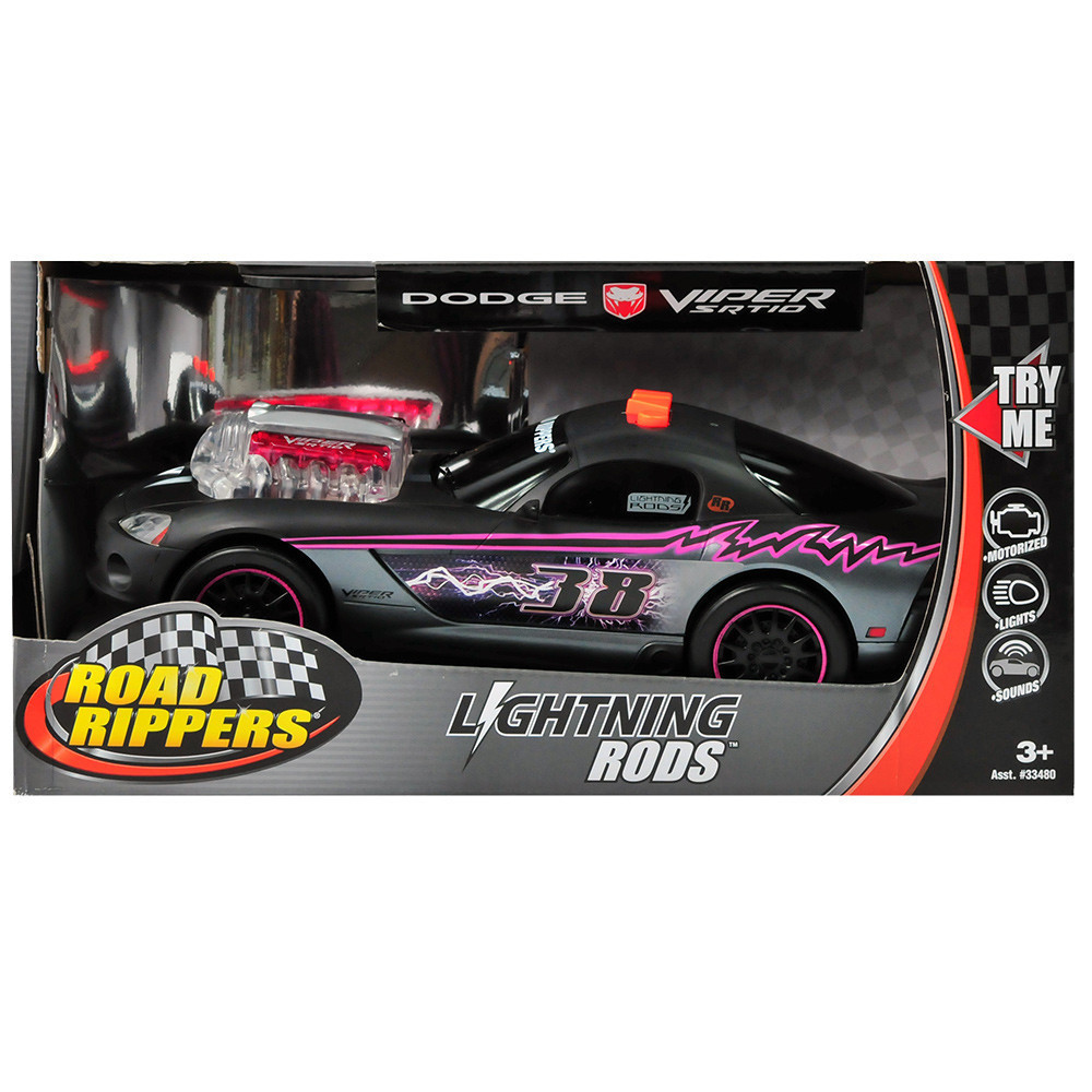 Road Rippers Ses ve Işık Efektli Motorlu Oyuncak Dodge - idefix