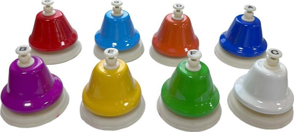 Midex HB-80 Çocuklar İçin Eğitici Oyuncak Masa Zil Seti 8 Notalı