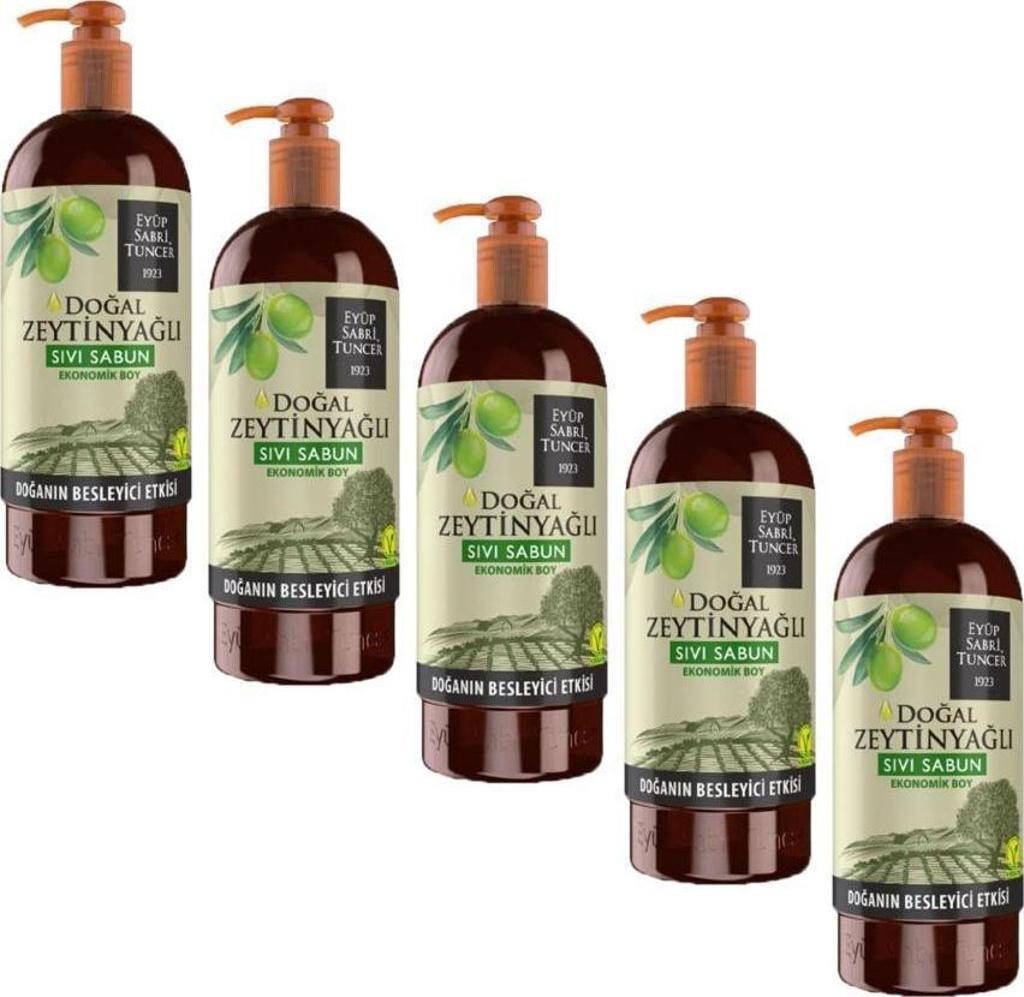 Eyüp Sabri Tuncer Doğal Zeytinyağlı Sıvı Sabun 750 Ml X 5 Adet - idefix