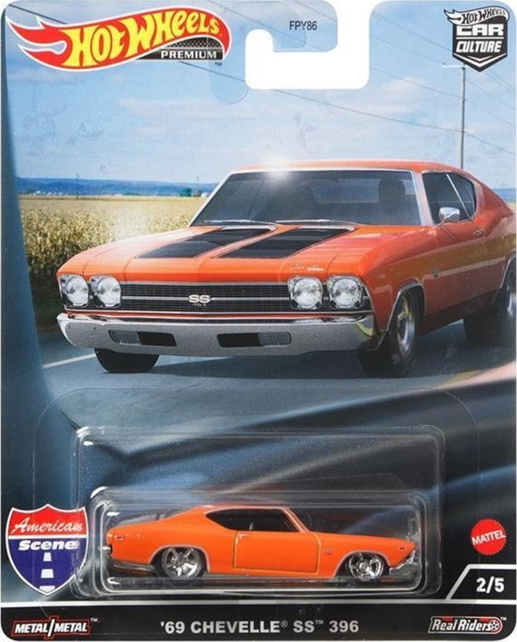 Hot Wheels Premium HCJ83 '69 Chevelle Ss 396