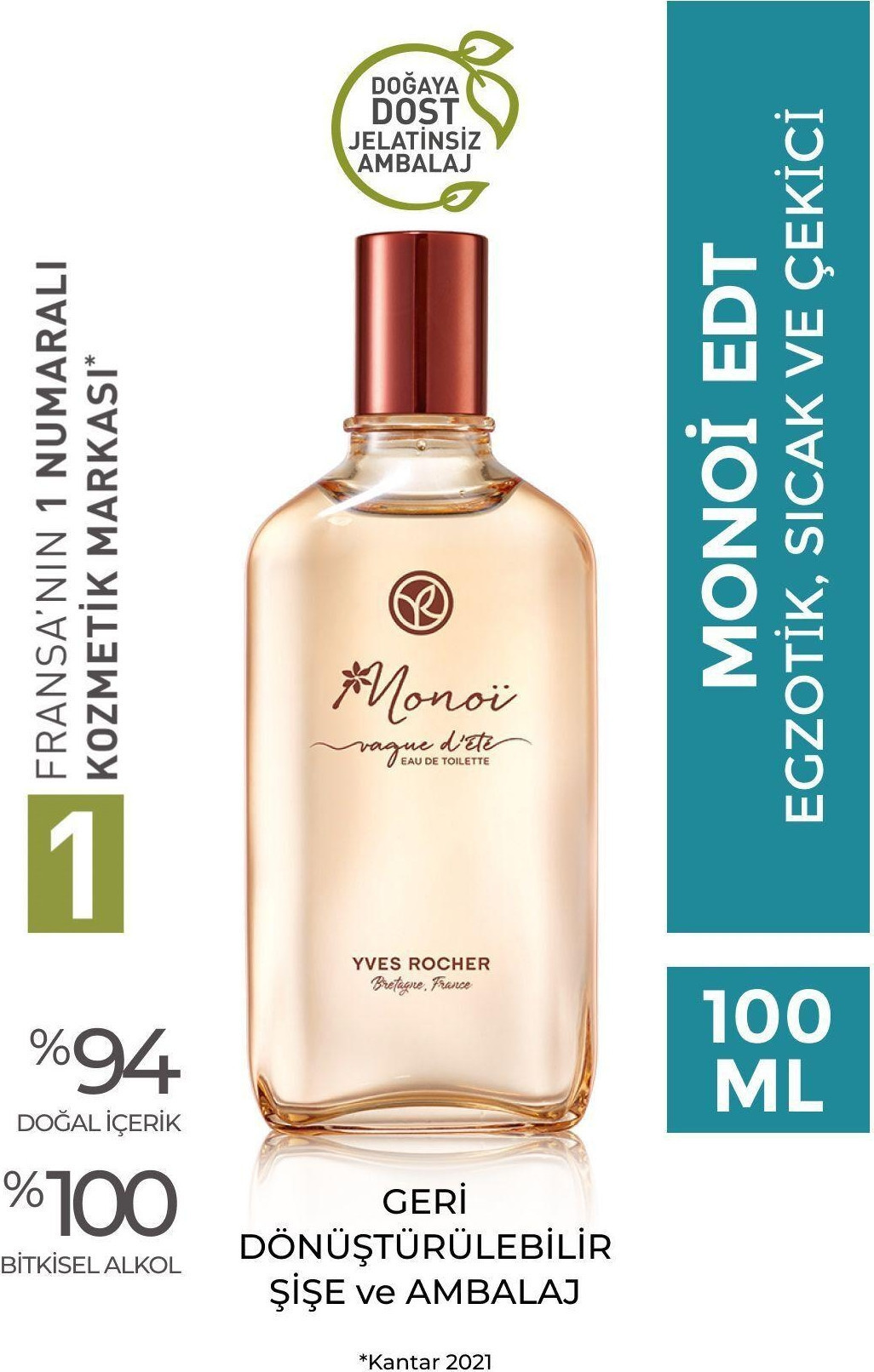 Yves Rocher Monoi EDT 100 ml Kadın Parfüm