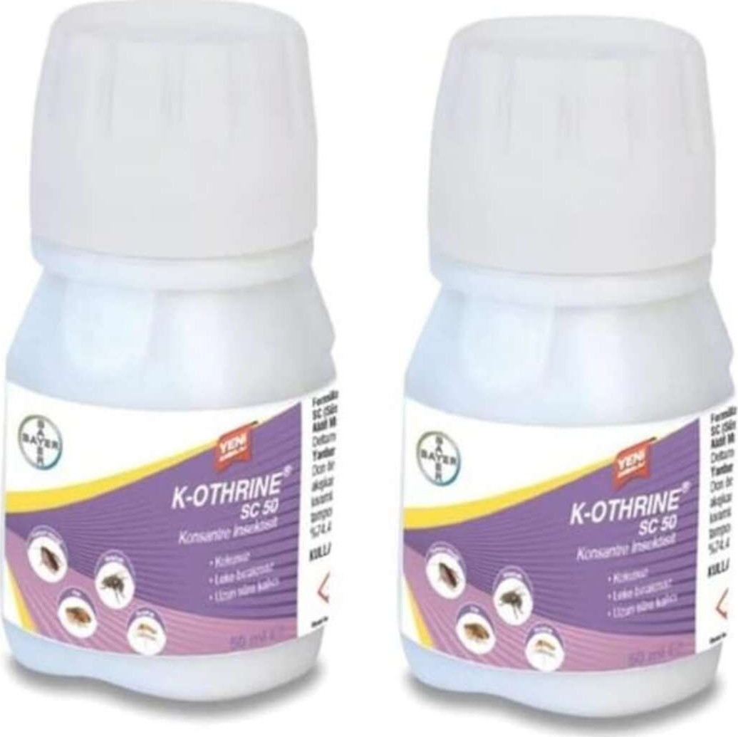Bayer K-Othrine Sc 50 Genel Haşere İlacı 2 X 50 Ml