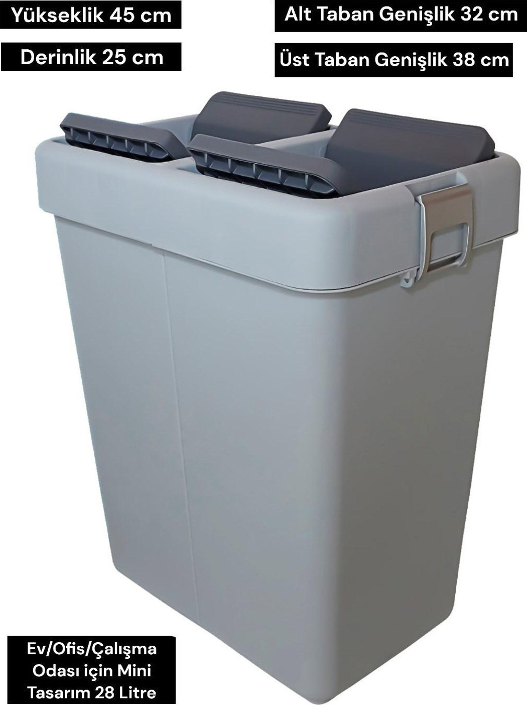 Technow Motek 28 Litre Mini Tasarım Geri Dönüşüm Ofis/Ev/Çalışma Odası ...
