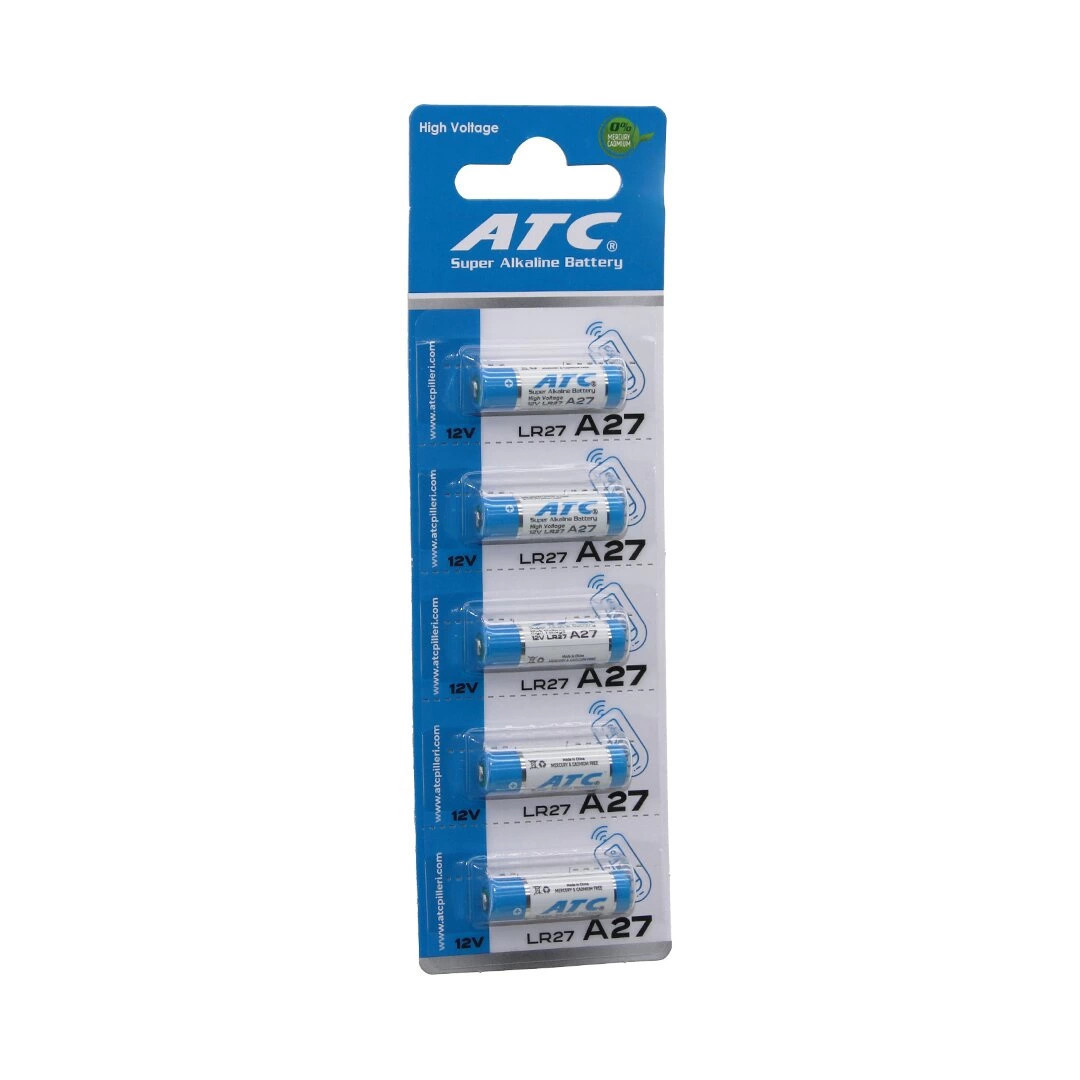 Atc Super Alkaline Battery A27 - 27a Lr27 Araç - Oto Kumanda Pili 12v ...