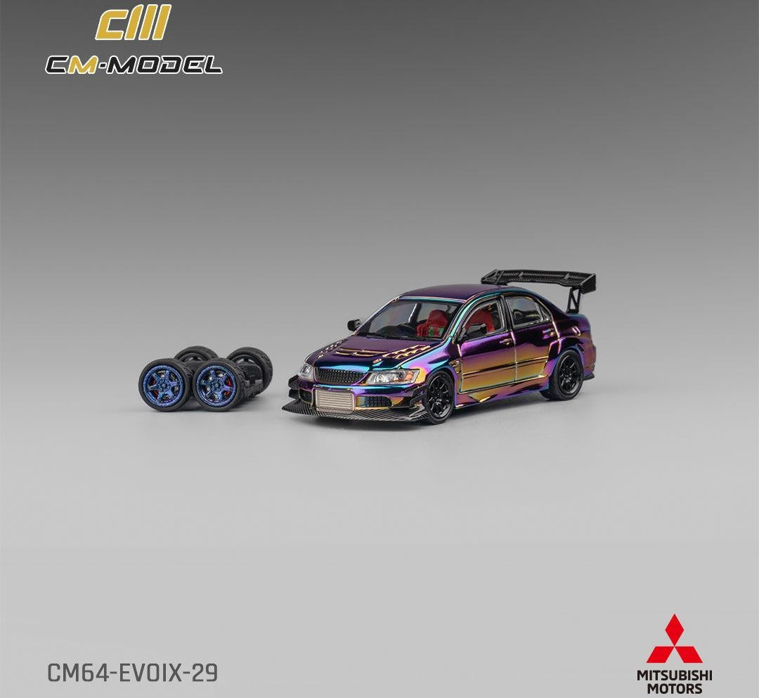Cmm Model Kit CMM CM Model 1:64 Mitsubishi Lancer Evolution IX Elektro Kaplama ...