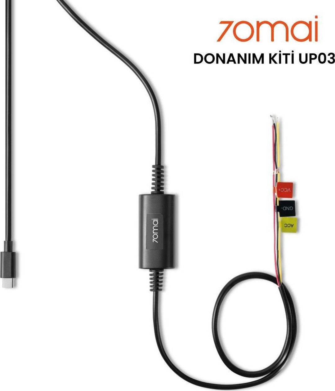 70Mai Up03 Park Gözetim Modu Kablosu M500 / Omni Hardwire Kit