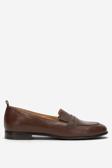 DERİCLUB BR 04037 Gerçek Deri Kadın Loafer TABA