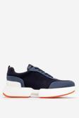MARCOMEN Erkek Yüksek Taban Bağcıklı Deri Comfort Sneaker MC 20276 LACİVERT