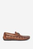 MARCOMEN Erkek Tokalı Casual Loafer Gerçek Deri 19389 TABA
