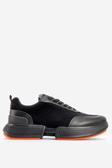 MARCOMEN Erkek Yüksek Taban Bağcıklı Deri Comfort Sneaker MC 20276 SİYAH