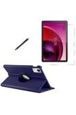 20068310 Lenovo Tab K11 Tb-330Fu Uyumlu Kılıf Dönebilen Standlı Tablet Kılıfı + Ekran Koruyucu + Kalem