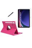 20068310 Samsung Galaxy Tab S9 Sm-X710 Kılıf Birebir Uyumlu Dönebilen Kılıf + Ekran Koruyucu + Kalem