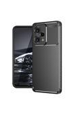 20068310 Xiaomi Redmi Note 12 5G İle Uyumlu Kılıf Focus Karbon Tasarım Telefon Kılıfı Kapak
