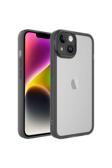 20068310 Apple Iphone 14 Ile Uyumlu Kılıf Kamera Korumalı Transparan Arka Yüzey Telefon Kılıfı