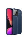 20068310 Apple İphone 14 Pro Max İle Uyumlu Kılıf Deri Görünümlü Silikon Telefon Kılıfı Kapak