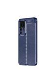 20068310 Xiaomi Mi 12T İle Uyumlu Kılıf Deri Görünümlü Silikon Telefon Kılıfı Kapak