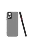 20068310 Xiaomi Redmi Note 12S Uyumlu Kılıf Renkli Kenarlı Arkası Mat Yüzeyli Telefon Kılıfı Kapak