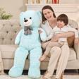 % 100 YERLİ - Papyonlu Sevimli Büyük Peluş Ayıcık, 130 cm
