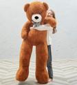 % 100 YERLİ - Papyonlu Sevimli Büyük Peluş Ayıcık, 130 cm