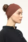 Kadın Penye Dikişsiz Tesettür Bandana Bone Spor Saç Bandı