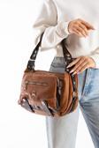 Kadın Postacı Çanta Çapraz Askılı Vegan Deri Omuz Çantası 32*22 Cm Suni Deri Mega Bag