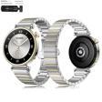 Huawei Watch GT4 41mm İle Uyumlu Renk Detaylı 18mm Paslanmaz Çelik Metal Kordon Kayış
