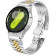 Samsung Galaxy Watch 7 40mm-44mm İle Uyumlu Klipsli Paslanmaz Çelik Metal Kordon