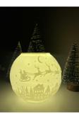 Alp İn Alpes Noel Temalı Küre Mumluk (Mumlar Dahil Değildir)