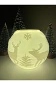 Alp İn Alpes Noel Temalı Küre Mumluk (Mumlar Dahil Değildir)