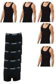 Pi Giyim 10 Parça Atlet Ve Boxer Takımı Ekonomik Paket 5 Boxer 5 Atlet