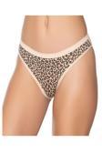 Pi Giyim Kadın Renkli Likralı İnce Bel Leopar Baskılı Bikini Külot 6'Lı Paket