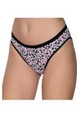Pi Giyim Kadın Renkli Likralı Geometrik Desenli Bikini Külot 6'Lı Paket