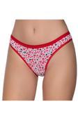 Pi Giyim Kadın Renkli Likralı Geometrik Desenli Bikini Külot 6'Lı Paket