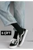 Pi Giyim 6 Çift Ekonomik Paket Erkek Kadın Unisex Çorap Soket Uzun Tenis Corap Renkli Desenli Kolej Çoraplar