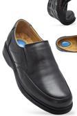 7878 Ortopedik Taban Siyah Hakiki Deri Erkek Ayakkabı Mevsimlik