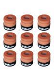 Wilson Comfort Bowl O'Grips 9 Adet Grip, Tenis Raketi Gribi Kiremit Renkli